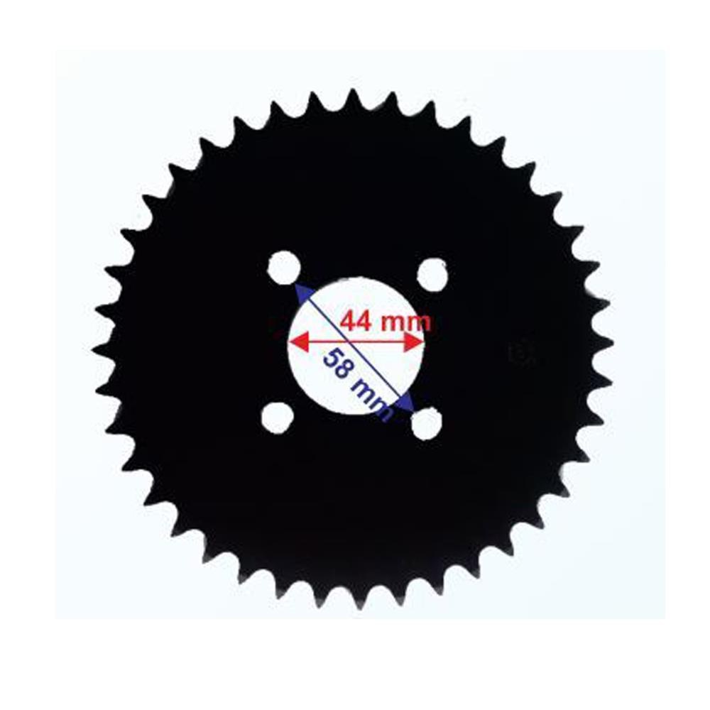 ATV ARKA DİŞLİ 428-40T İÇ 44 mm 4 DELİKLİ IND VULCAN KUBA200