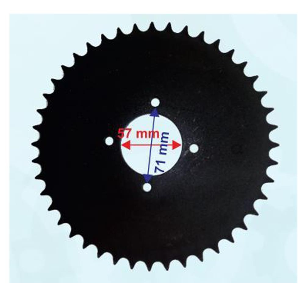 ATV ARKA DİŞLİ 520-44T İÇ 58 mm 4 DELİKLİ