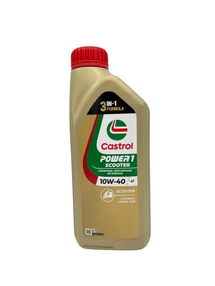CASTROL 4T Power 1 Scooter 10W/40 Motor Yağı 1 Litre