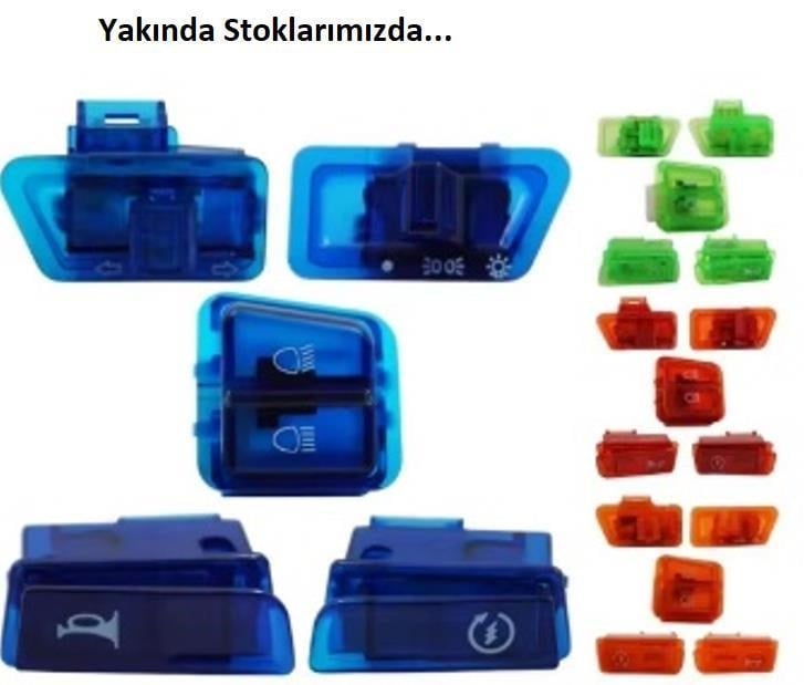 Düğme Seti Scooter 5'li Renkli Karışık
