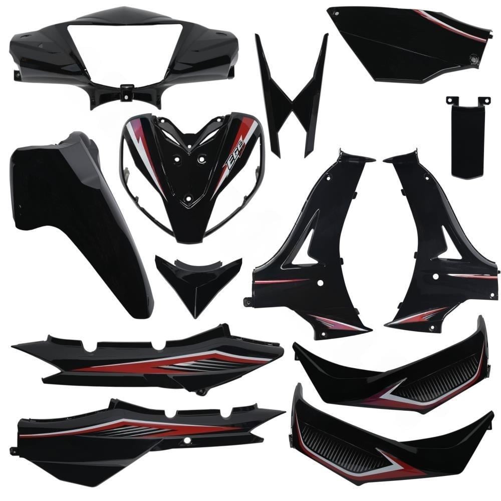 Kaporta Set Kuba EGE Siyah - 65783