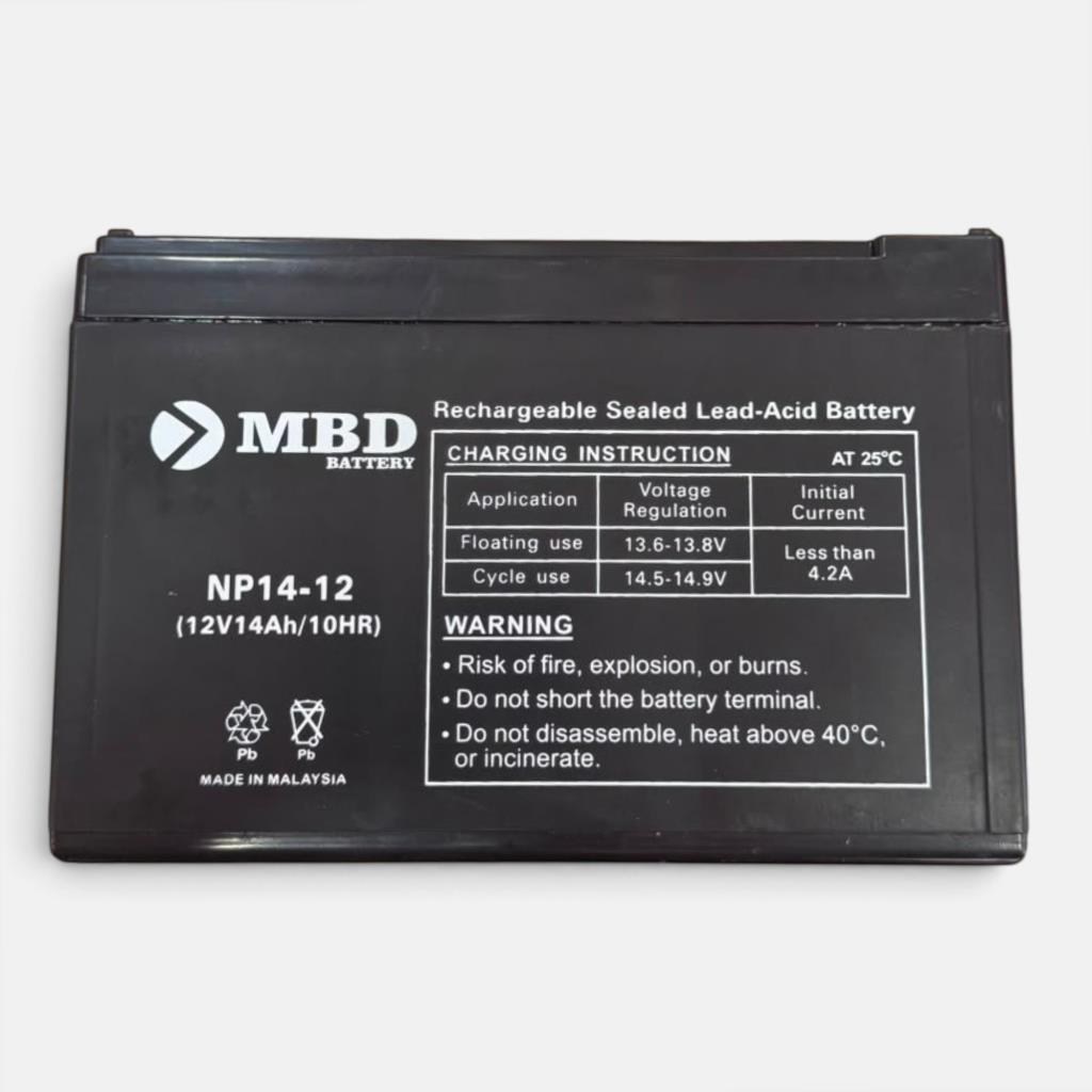 MBD AKÜ 12V 14AH VSM E BİKE AKÜ