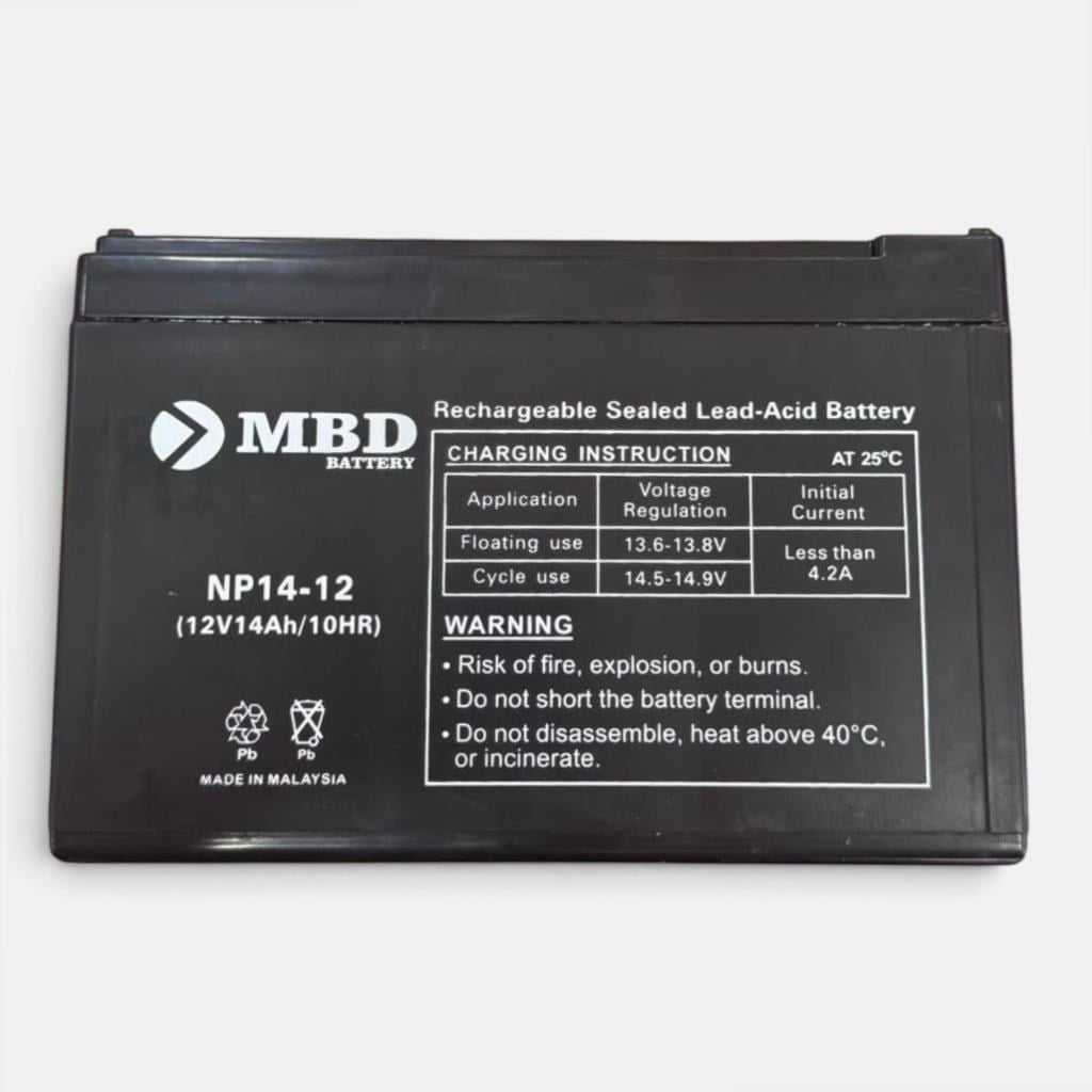MBD AKÜ 12V 14AH VSM E BİKE AKÜ
