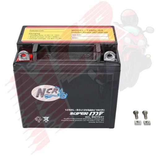 NCR AKÜ 12V / 9AH DİK  Atv - Rus  Motosiklet Aküsü