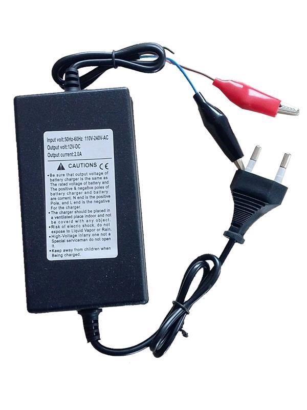 Şarj Cihazı Falcon 12V 20 - 24AH Devre Kesicili - Led Işıklı - 1 Akülü Model