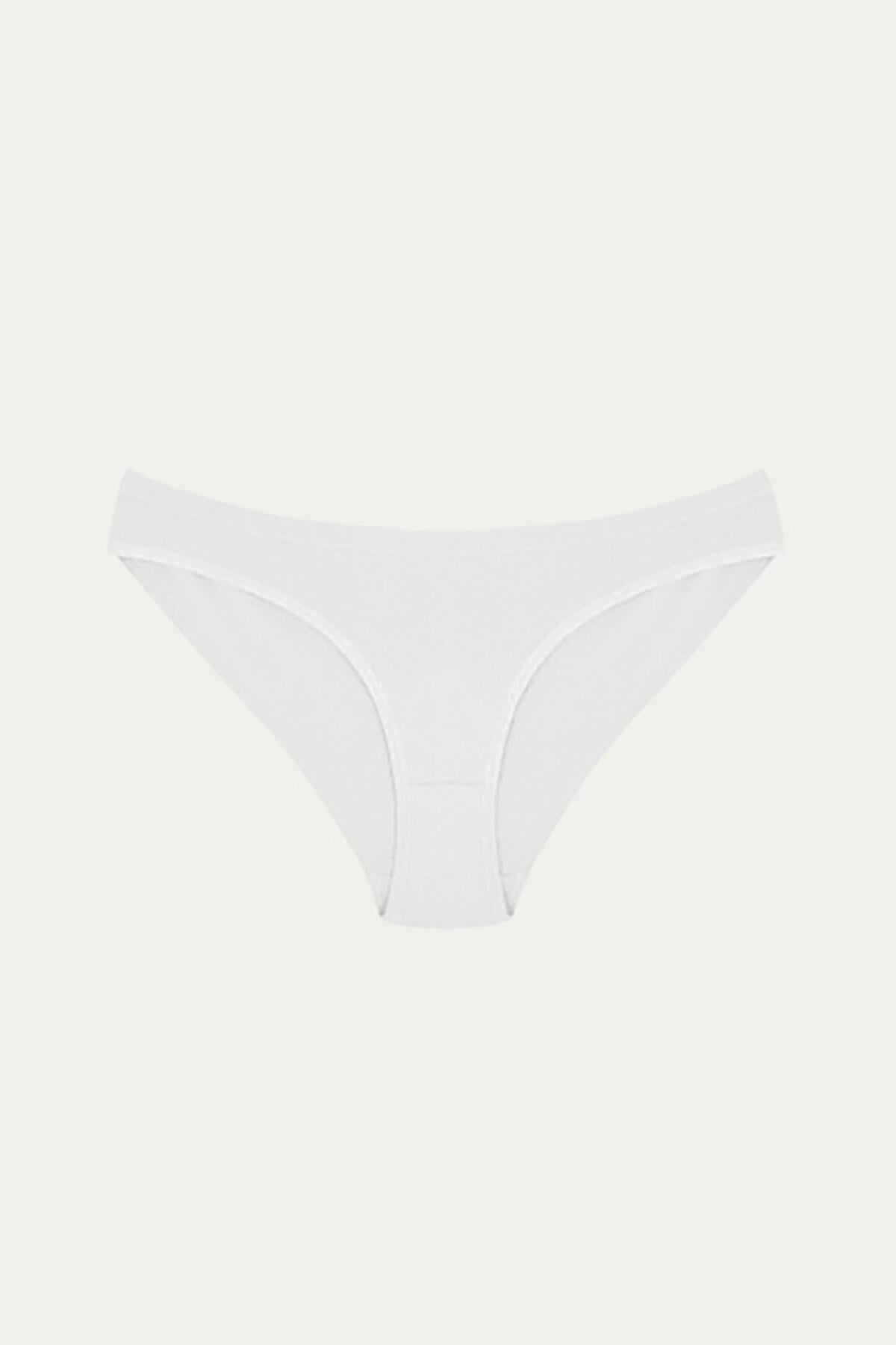 Aria's Closet Pamuklu Siyah Beyaz Ten Rengi 3'lü Külot