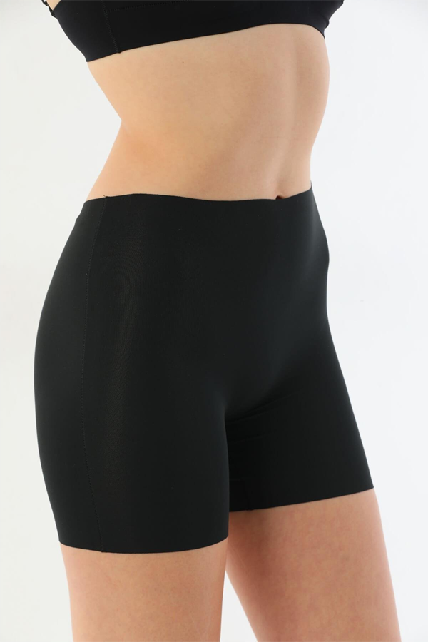 Arias Closet Siyah MI 2703 Lazer Kesim İz Yapmaz Hayalet Boxer
