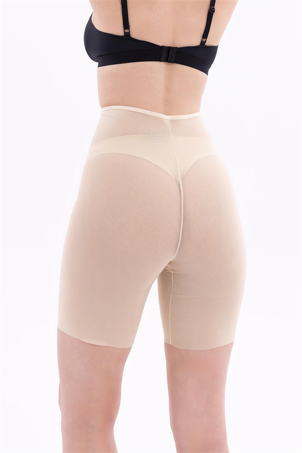 Arias Closet Ten MI EMAY 2705 Lazer Tül Toparlayıcı Paçalı Boxer Hayalet Korse