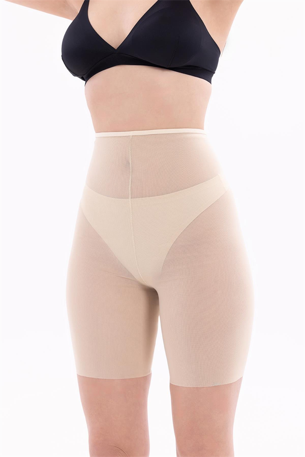 Arias Closet Ten MI EMAY 2705 Lazer Tül Toparlayıcı Paçalı Boxer Hayalet Korse