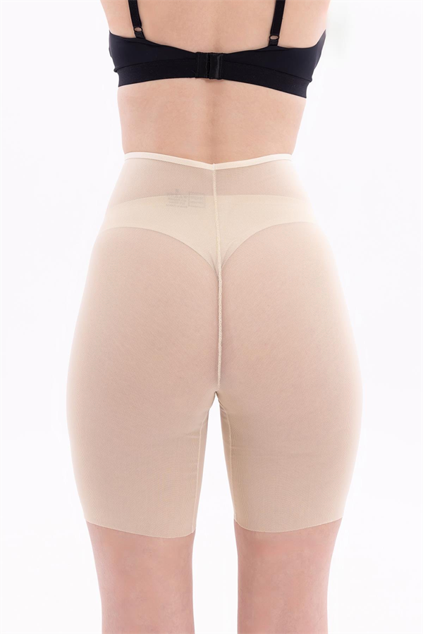 Arias Closet Ten MI EMAY 2705 Lazer Tül Toparlayıcı Paçalı Boxer Hayalet Korse