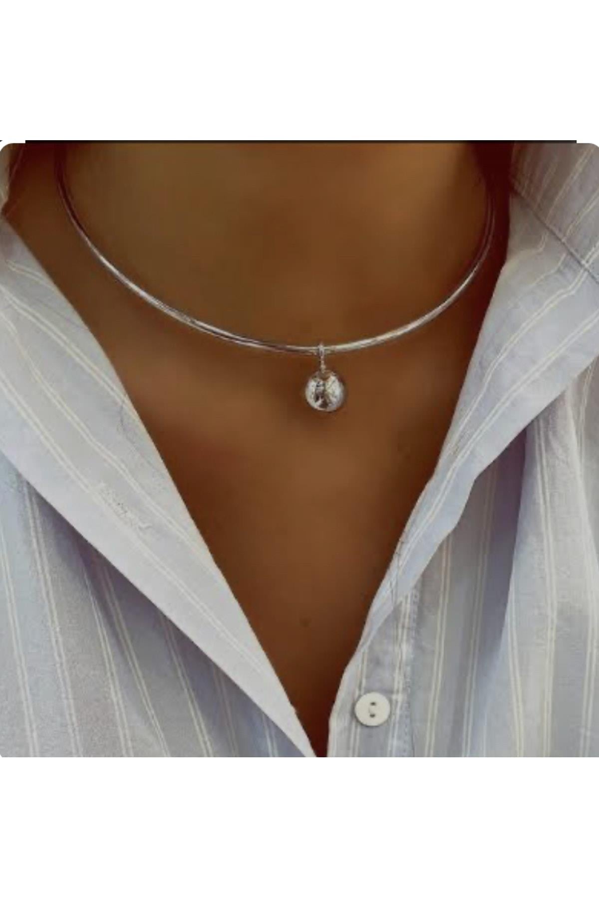 Topçuk Choker Kolye