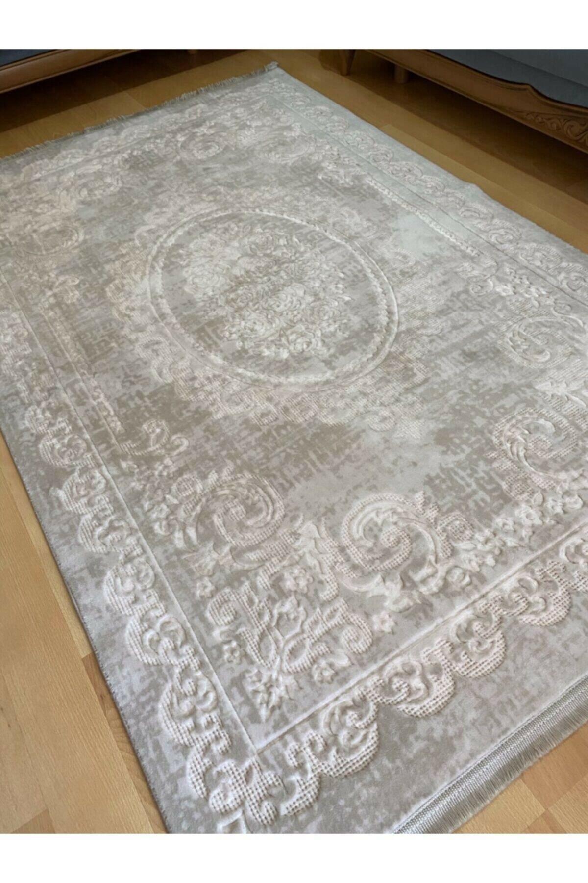 Armada Avangard Deluxe Tunus Toprak Yumuşak Kaymaz Taban Püsküllü Halı 80cmx150cm
