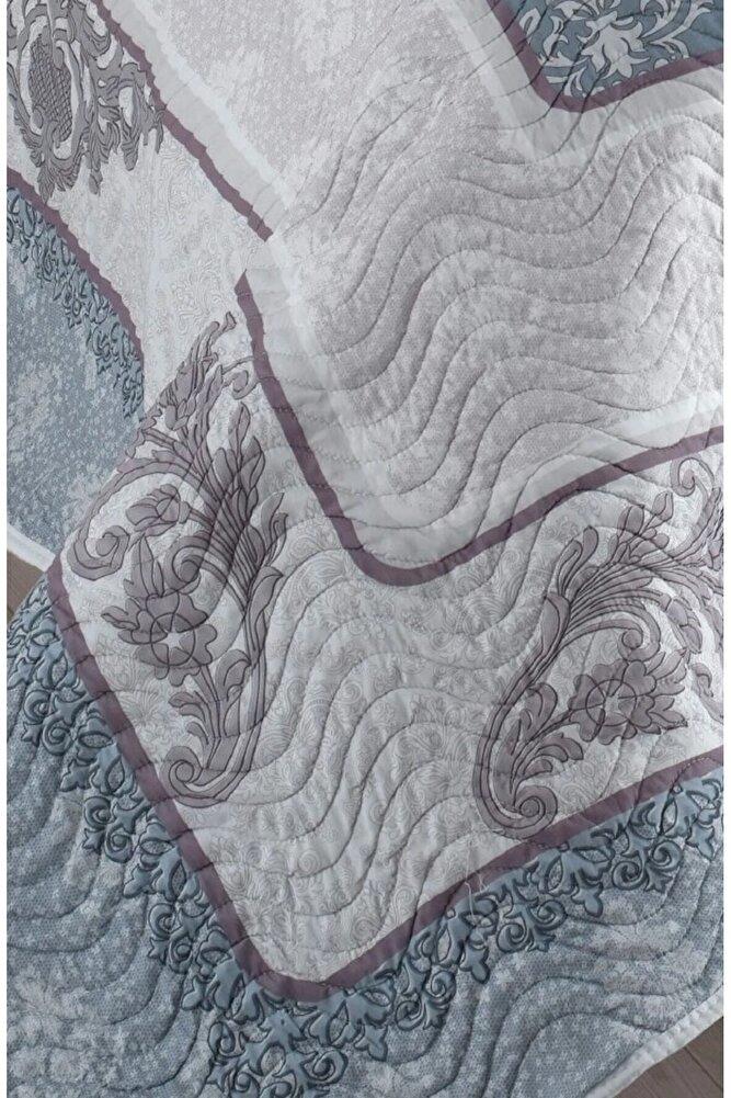 Çift Kişilik Microfiber Kapitone Yatak Örtüsü Marie