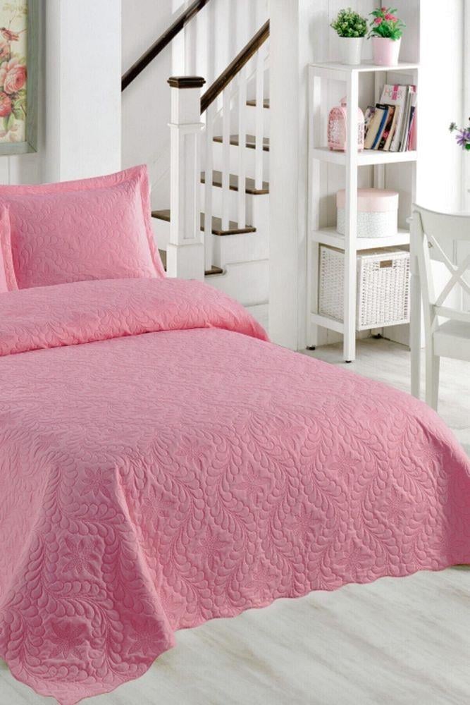 Ivy Rose Çift Kişilik Microfiber Kapitone Yatak Örtüsü