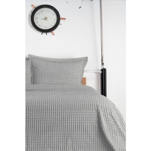 Merinos Modern Line 2 Parça Battaniye Seti - Gri  Ebatlar