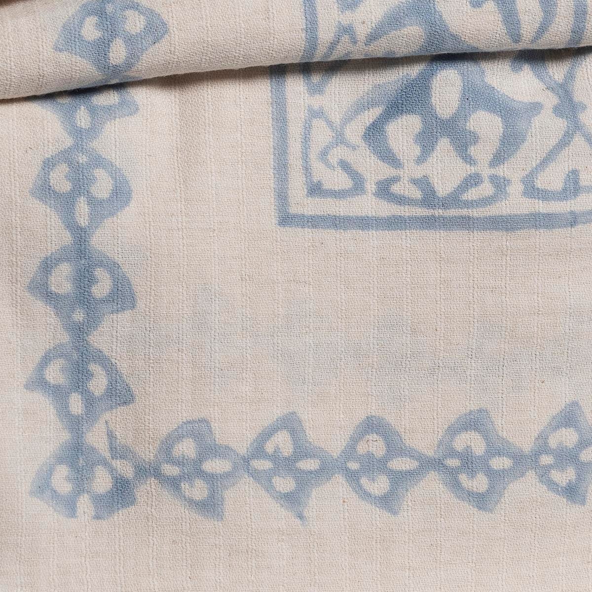 Ayana Throw Natural - Blue