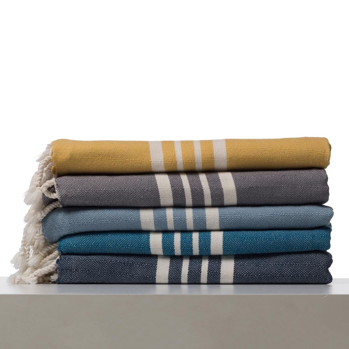 Bath & Beach Towel Krem Sultan Peshtemal Dark Grey