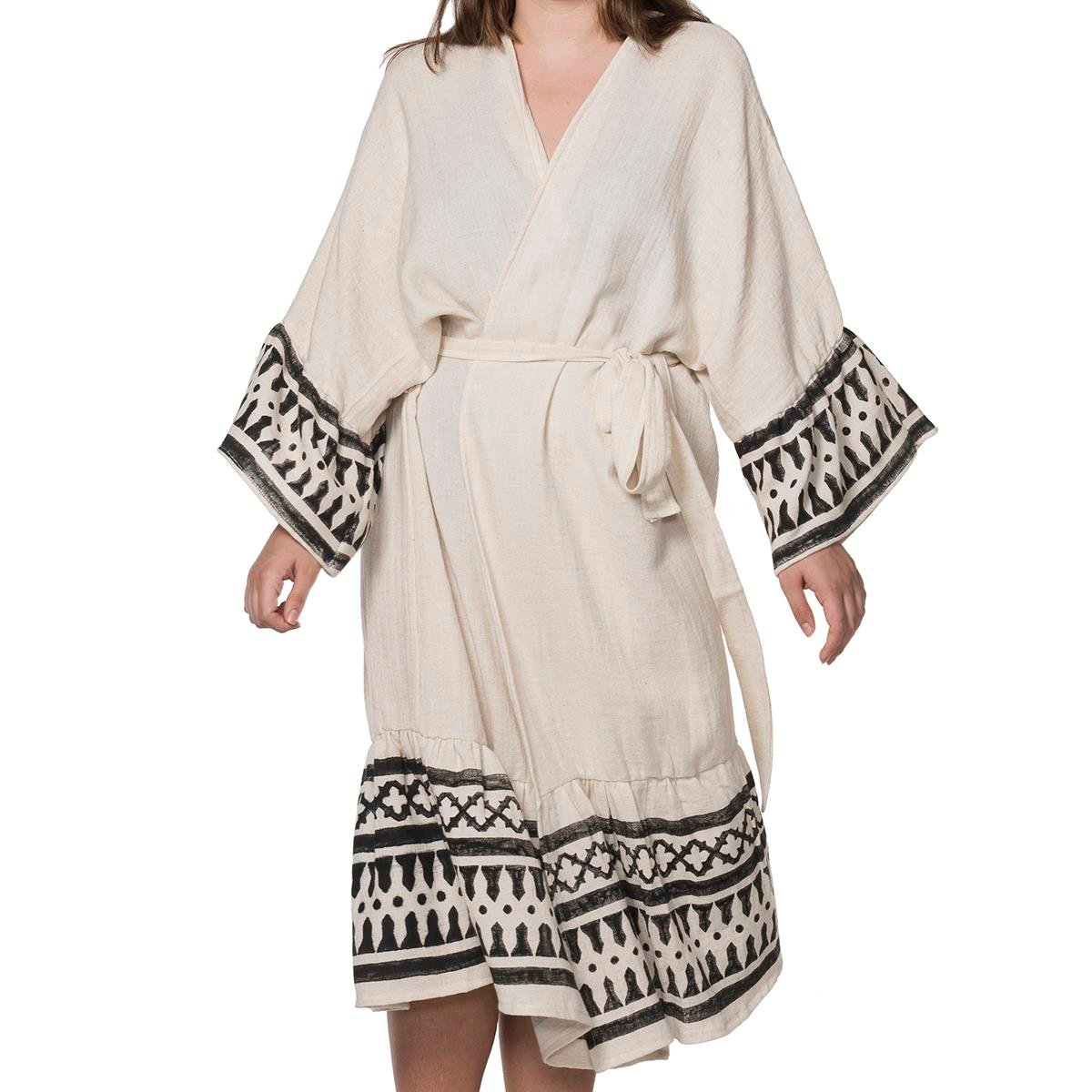 Belda Kaftan Ham - Siyah