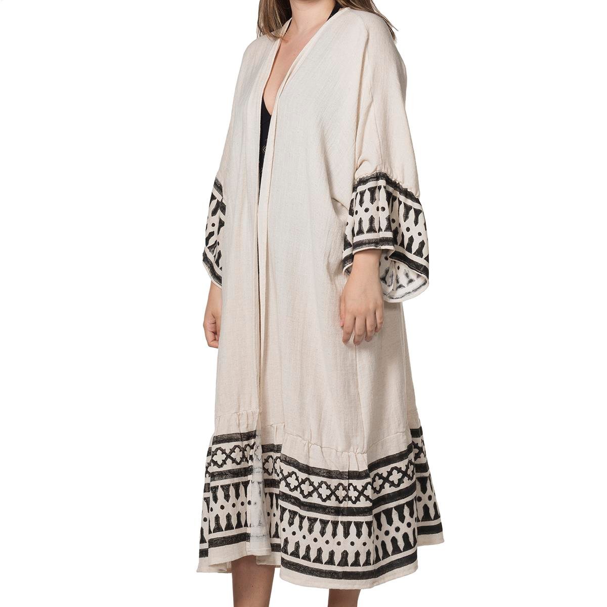 Belda Kaftan Ham - Siyah