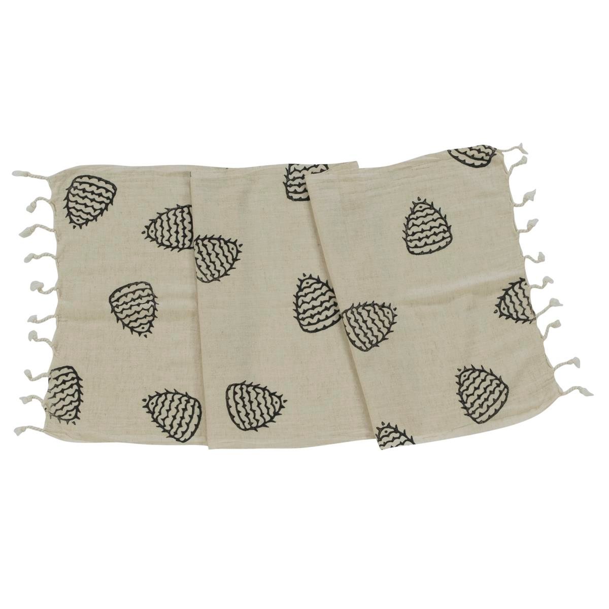 Bereket Peshkir Natural - Black