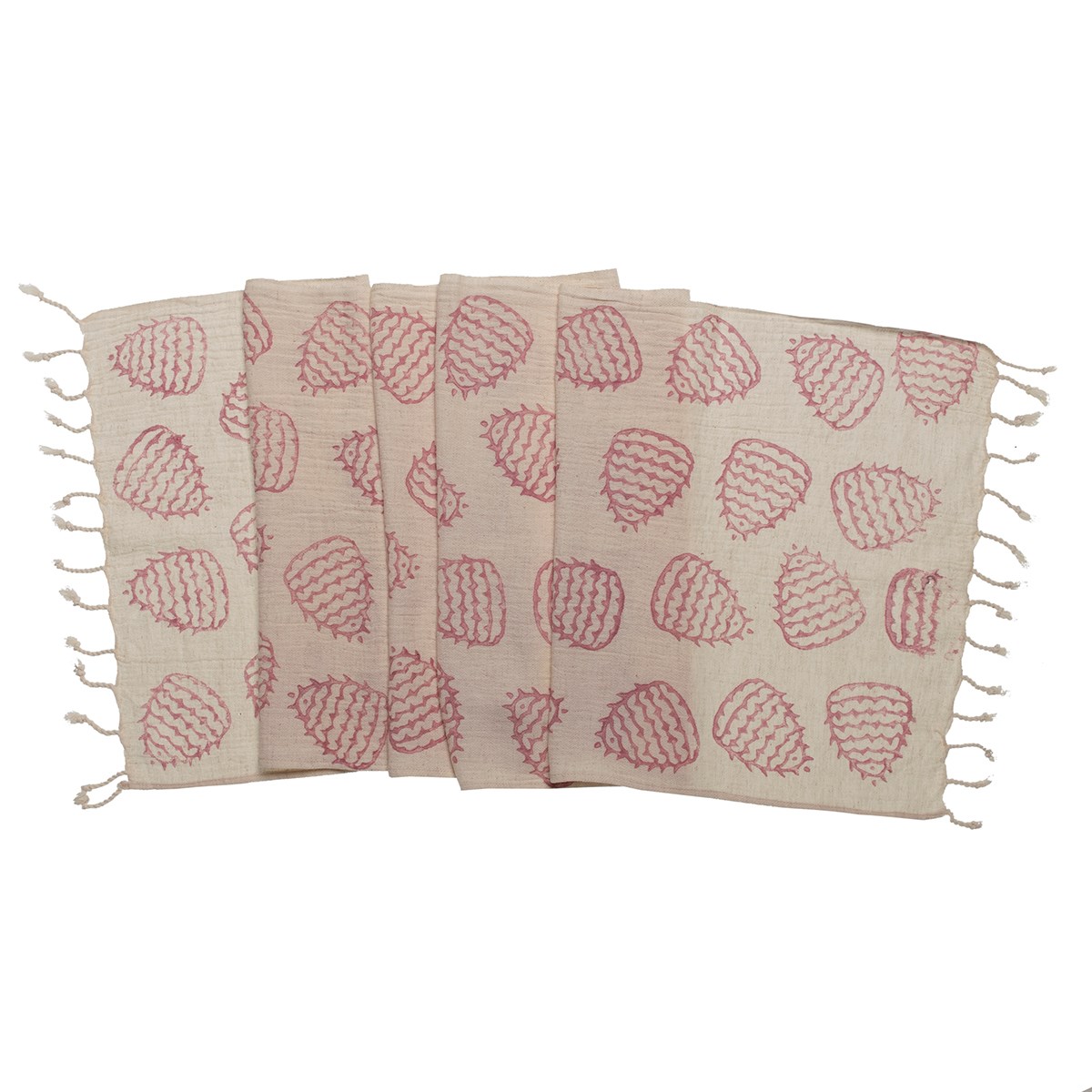 Bereket Runner Natural - Dusty Rose