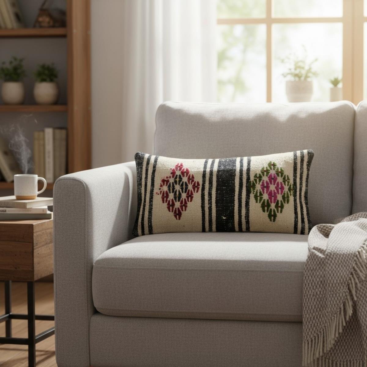 Cicim Kelim Cushion Cover Multi Color 01