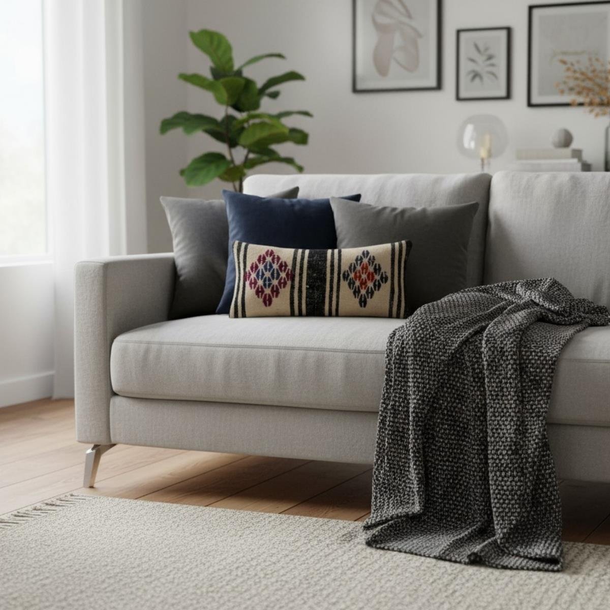 Cicim Kelim Cushion Cover Multi Color 02