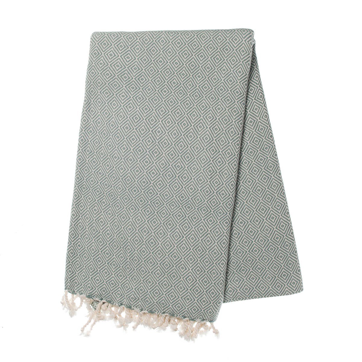 Diamond Peshtemal Almond Green