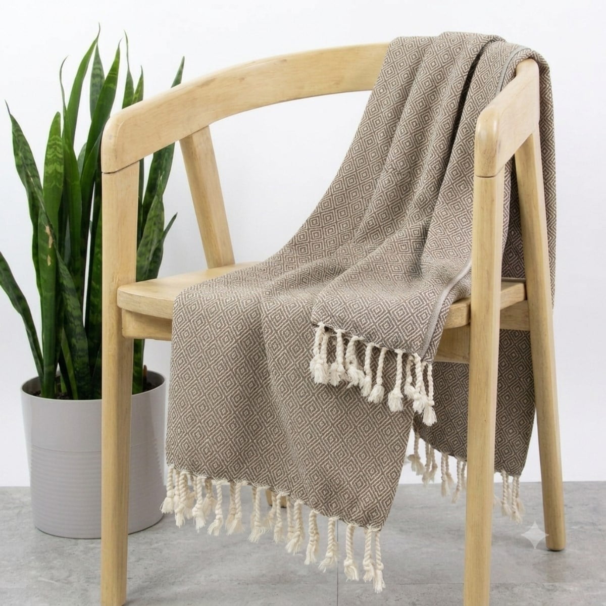 Diamond Peshtemal Khaki