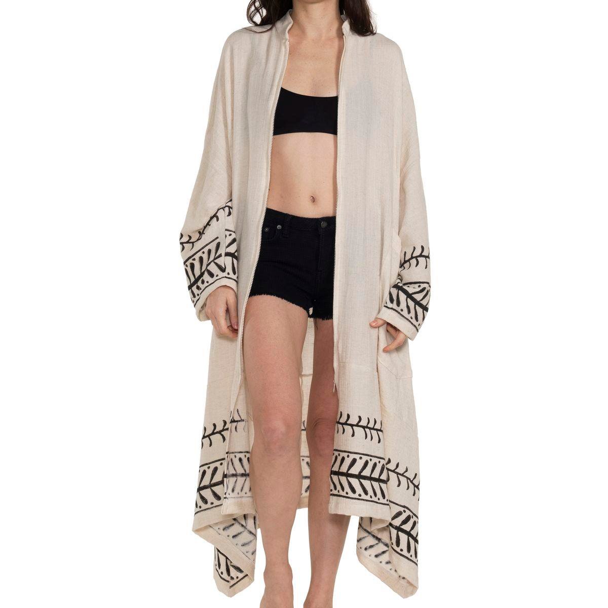 Gazel Kaftan Ham - Siyah