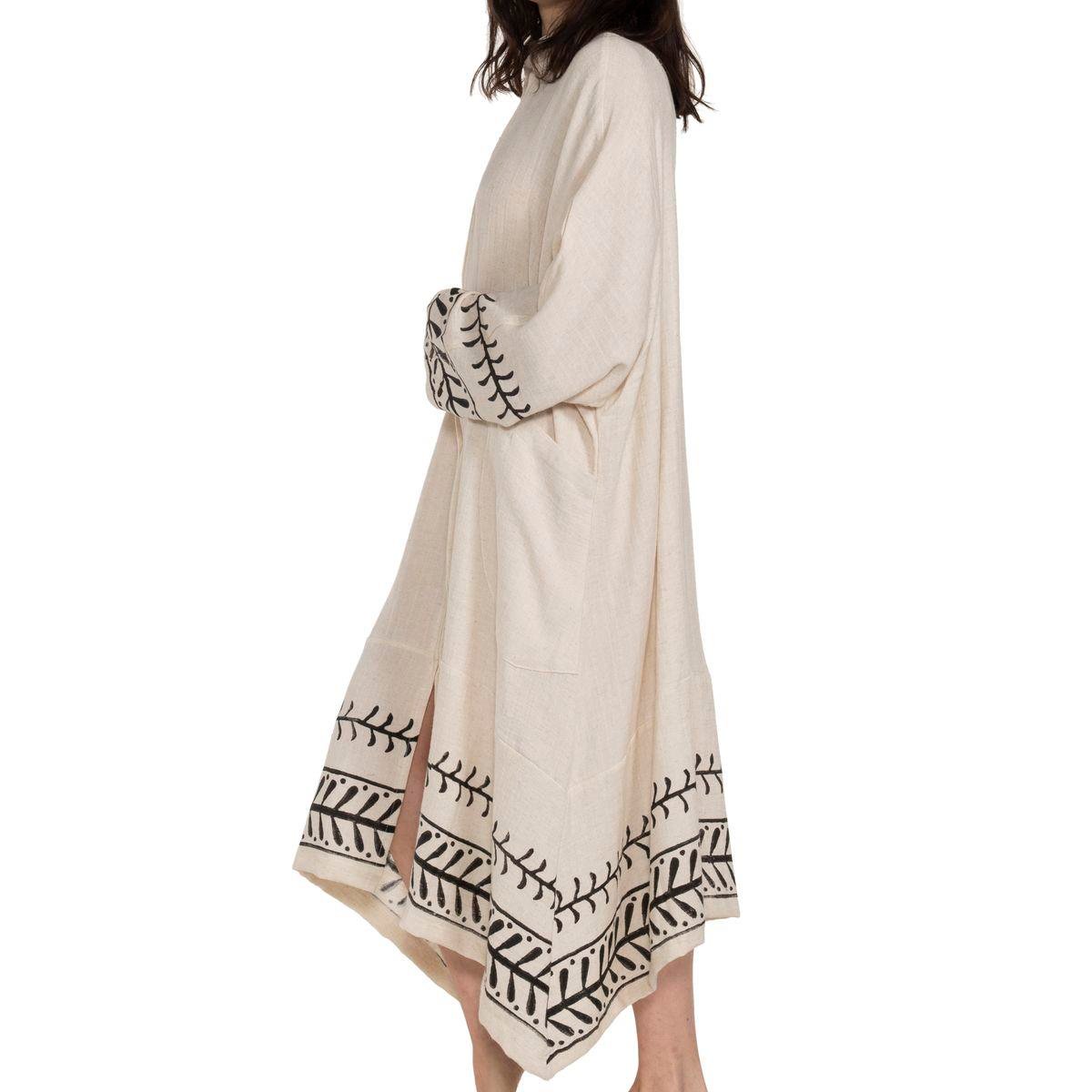Gazel Kaftan Ham - Siyah