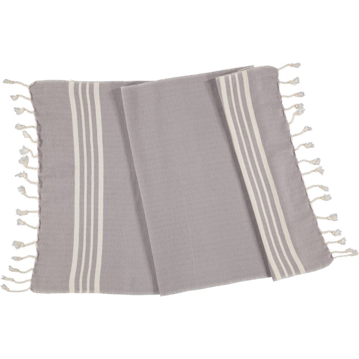 Hand Towel Krem Sultan Peshkir Light Grey