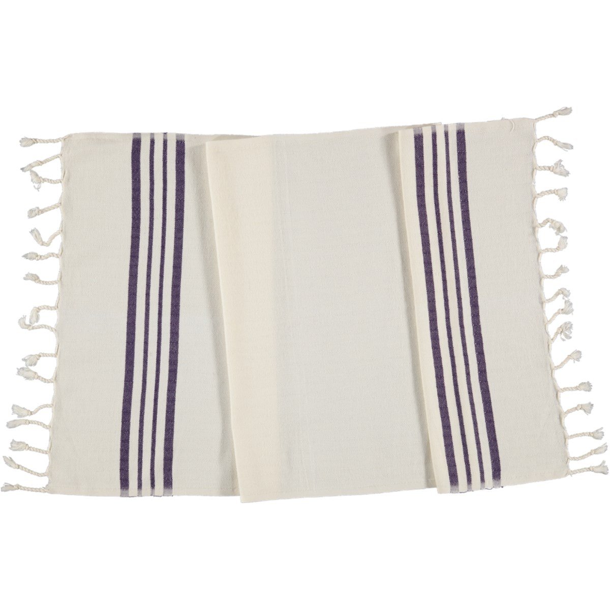 Hand Towel Krem Sultan Peshkir Natural - Dark Purple