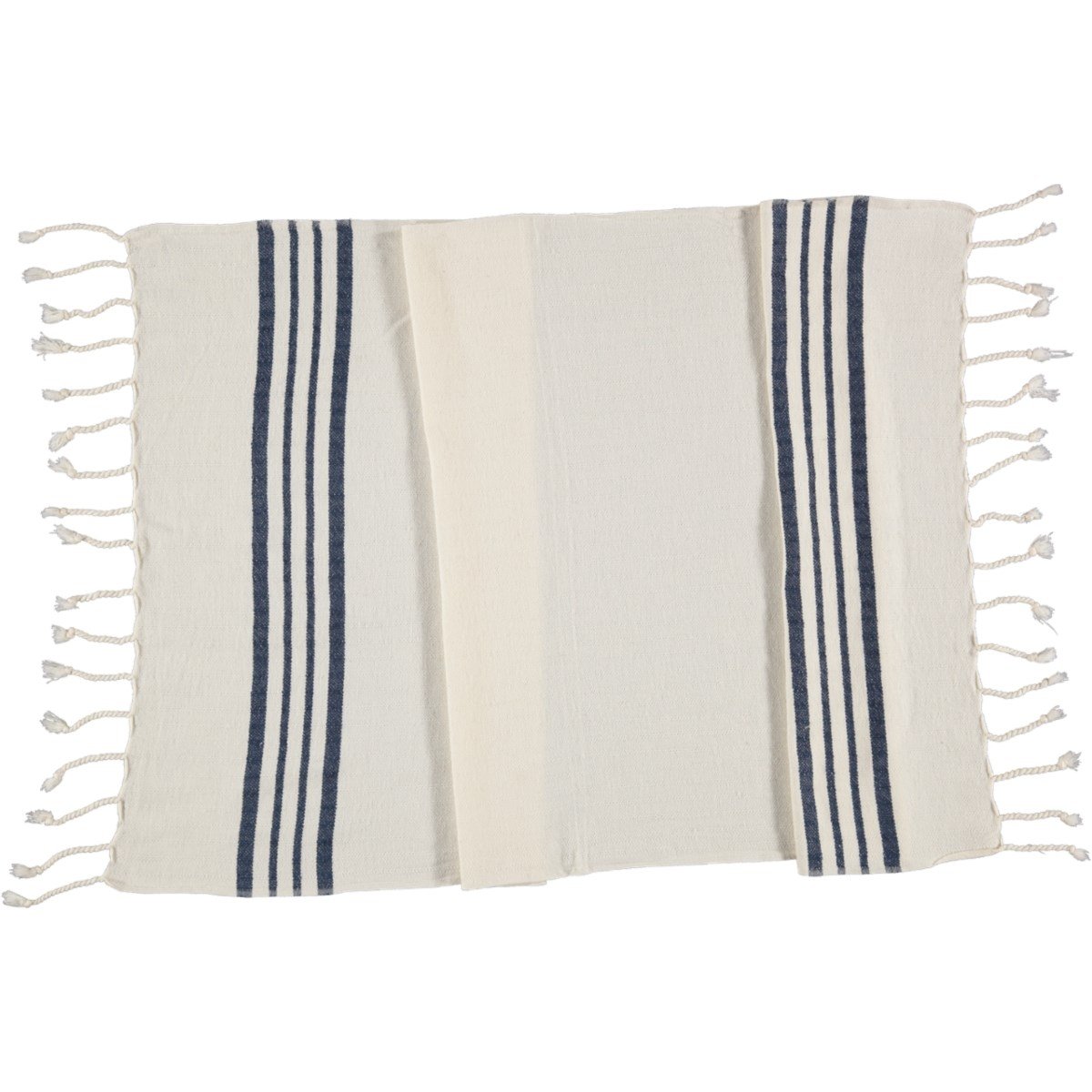 Hand Towel Krem Sultan Peshkir Natural - Navy