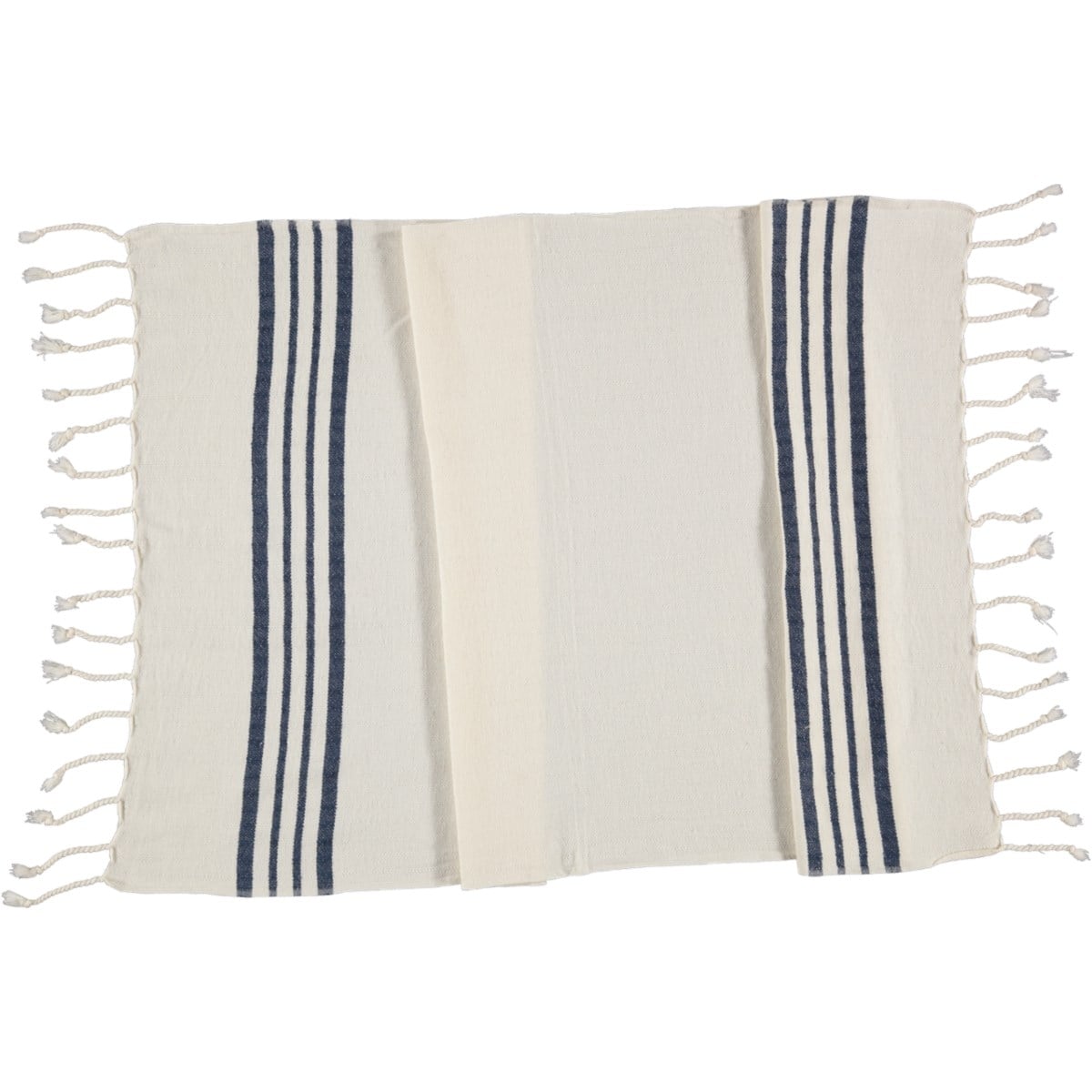 Hand Towel Krem Sultan Peshkir Natural - Navy