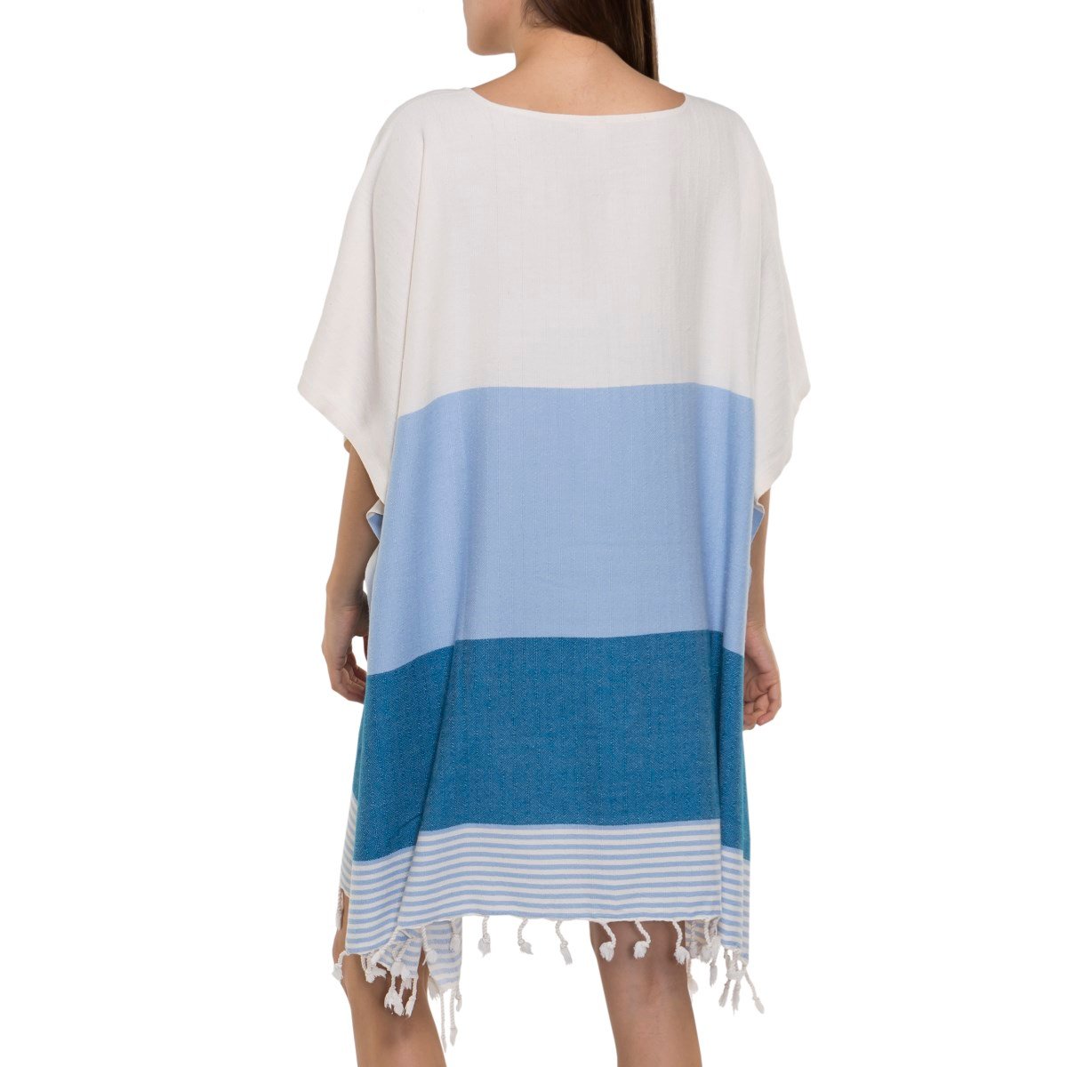 Twin Sultan Tunic Light Blue - Petrol Blue - Natural