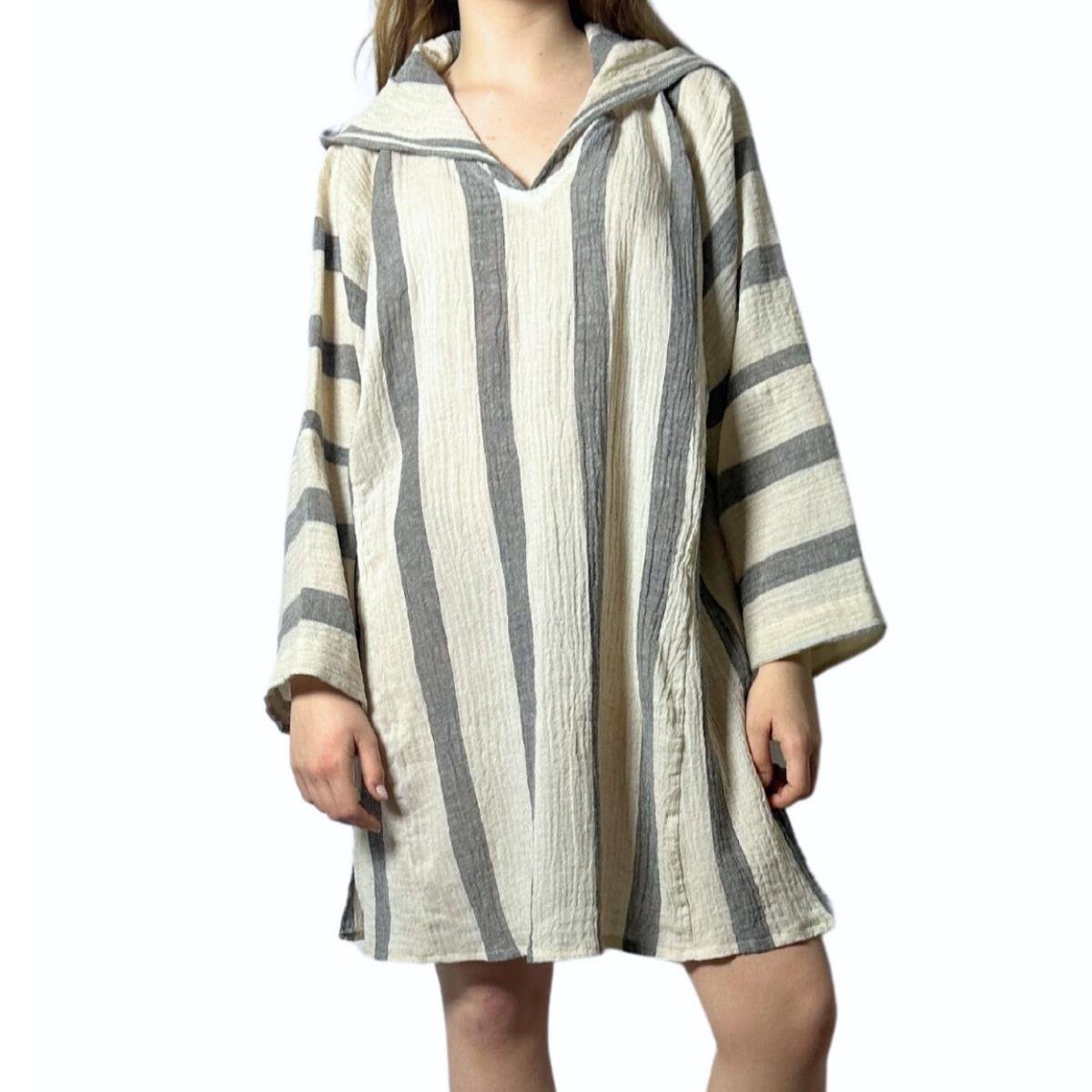 Kapşonlu Tunik Tunik Ham - Siyah