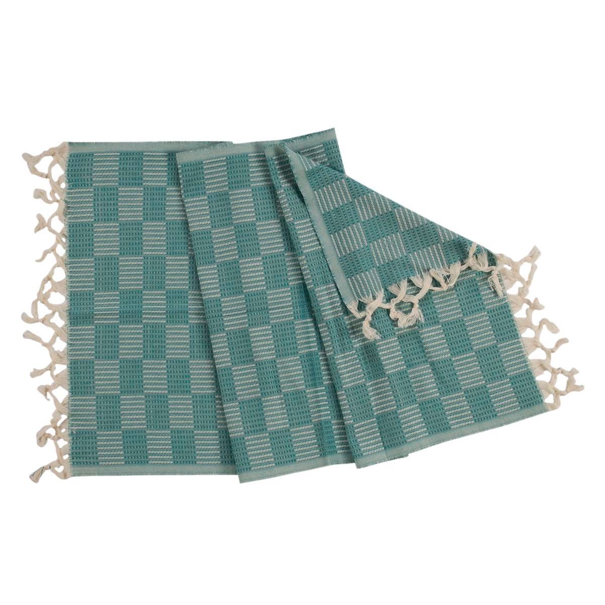 Square Peshkir Fanfare Green