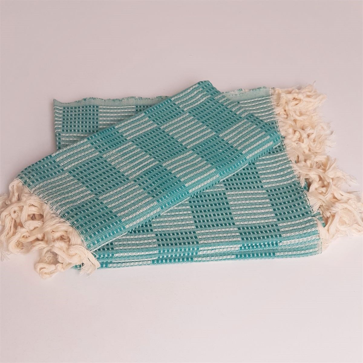 Square Peshkir Fanfare Green