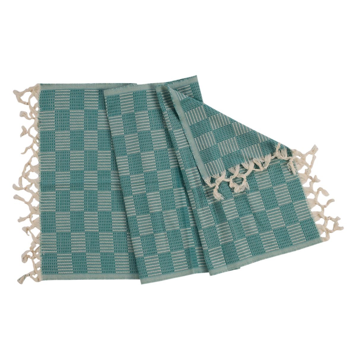 Square Peshkir Fanfare Green