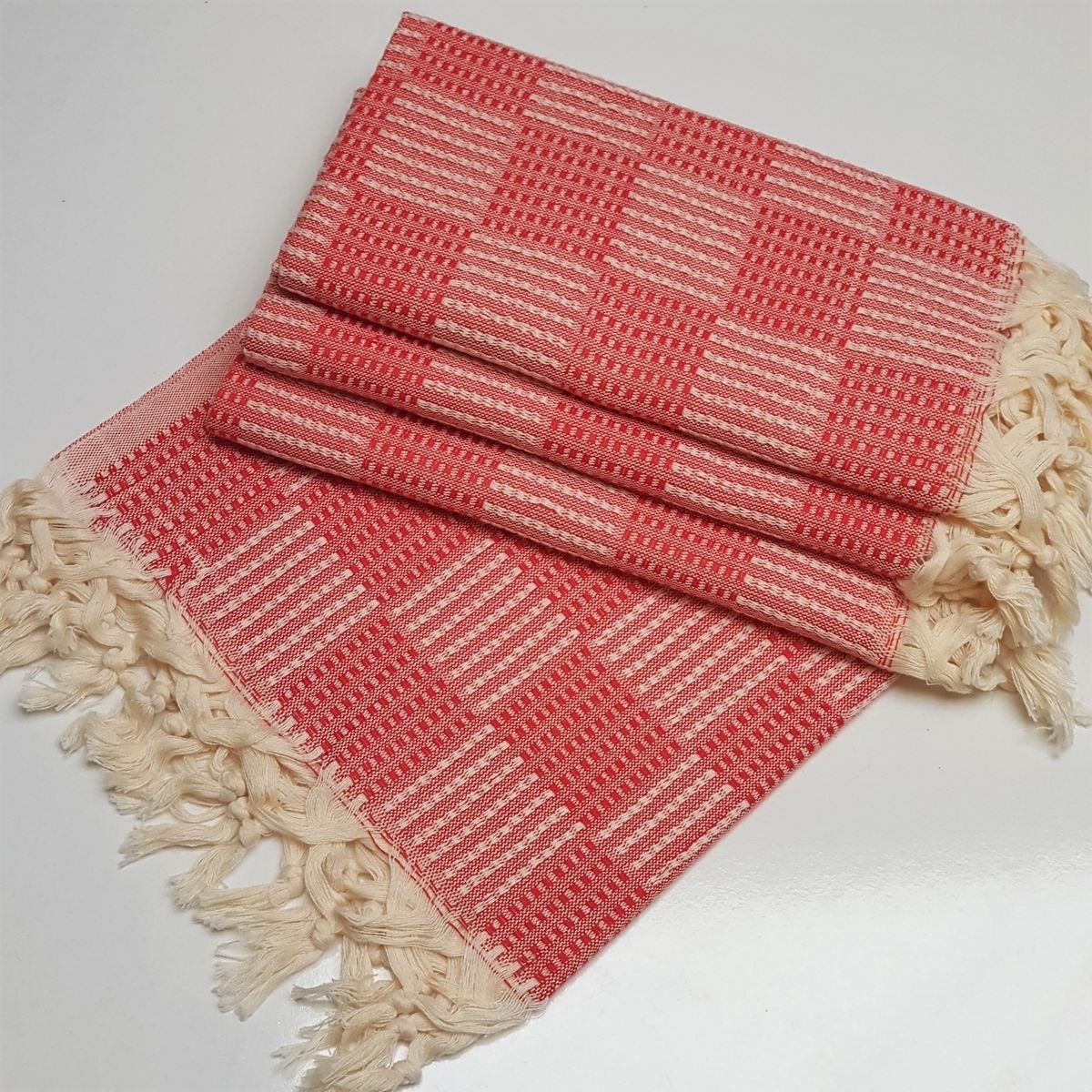 Square Peshkir Red