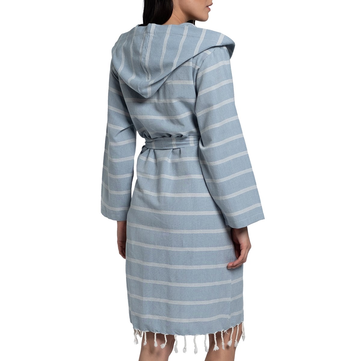 Kokosh Bathrobe with Hood Air Blue