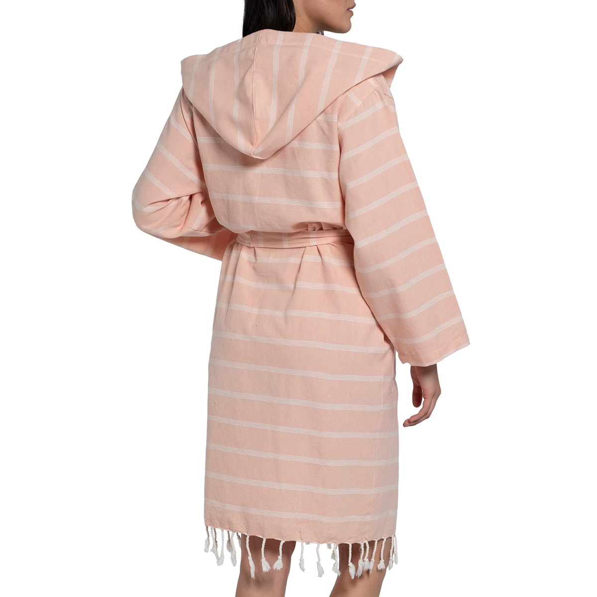 Kokosh Bathrobe with Hood Melon