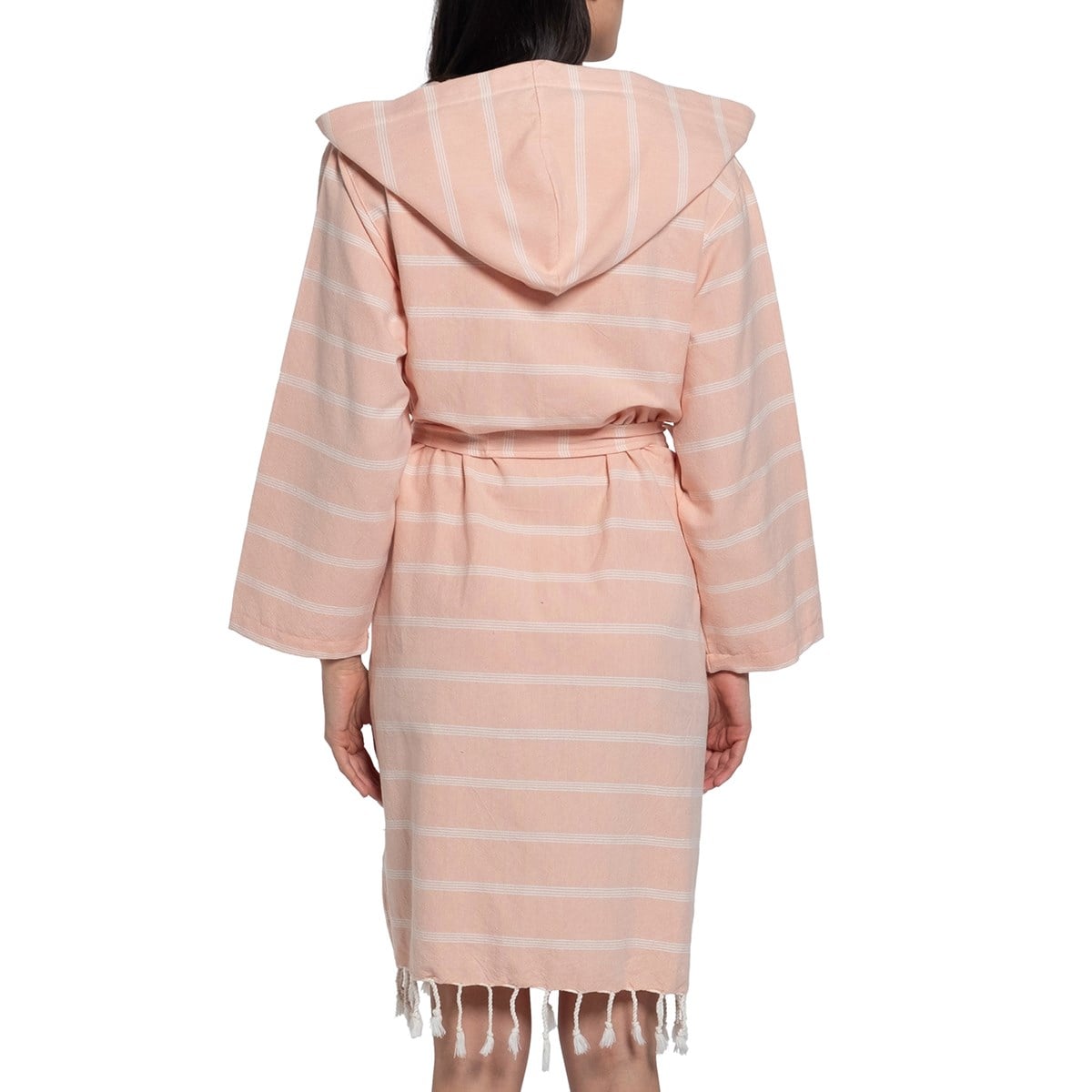 Kokosh Bathrobe with Hood Melon