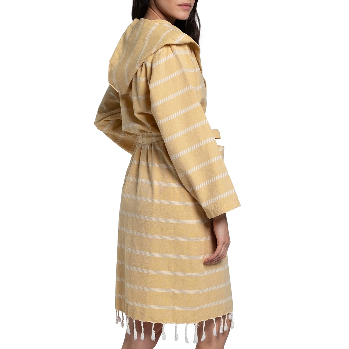 Kokosh Bathrobe with Hood Yellow
