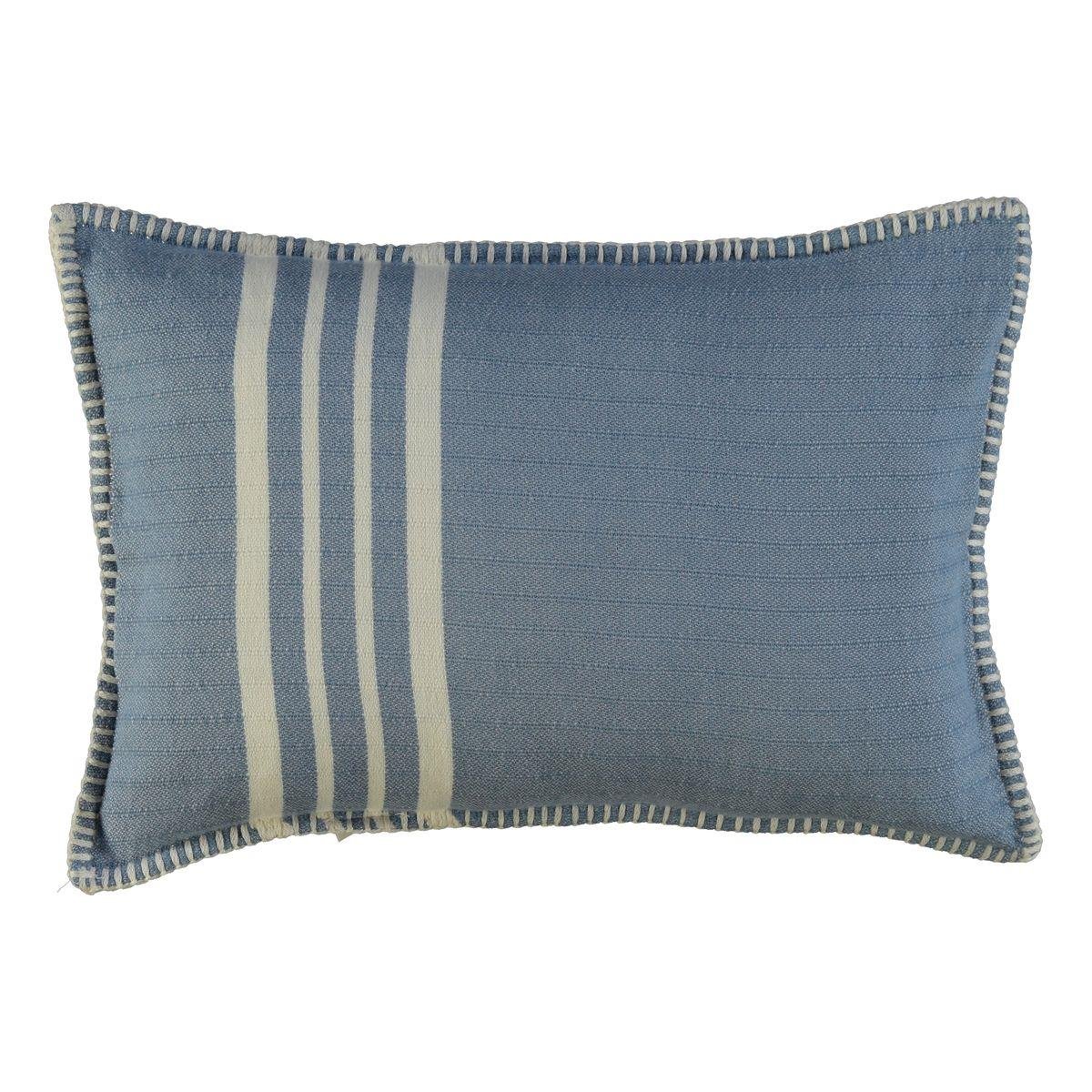 Krem Sultan Klasik Yastık Kılıfı Havacı Mavi