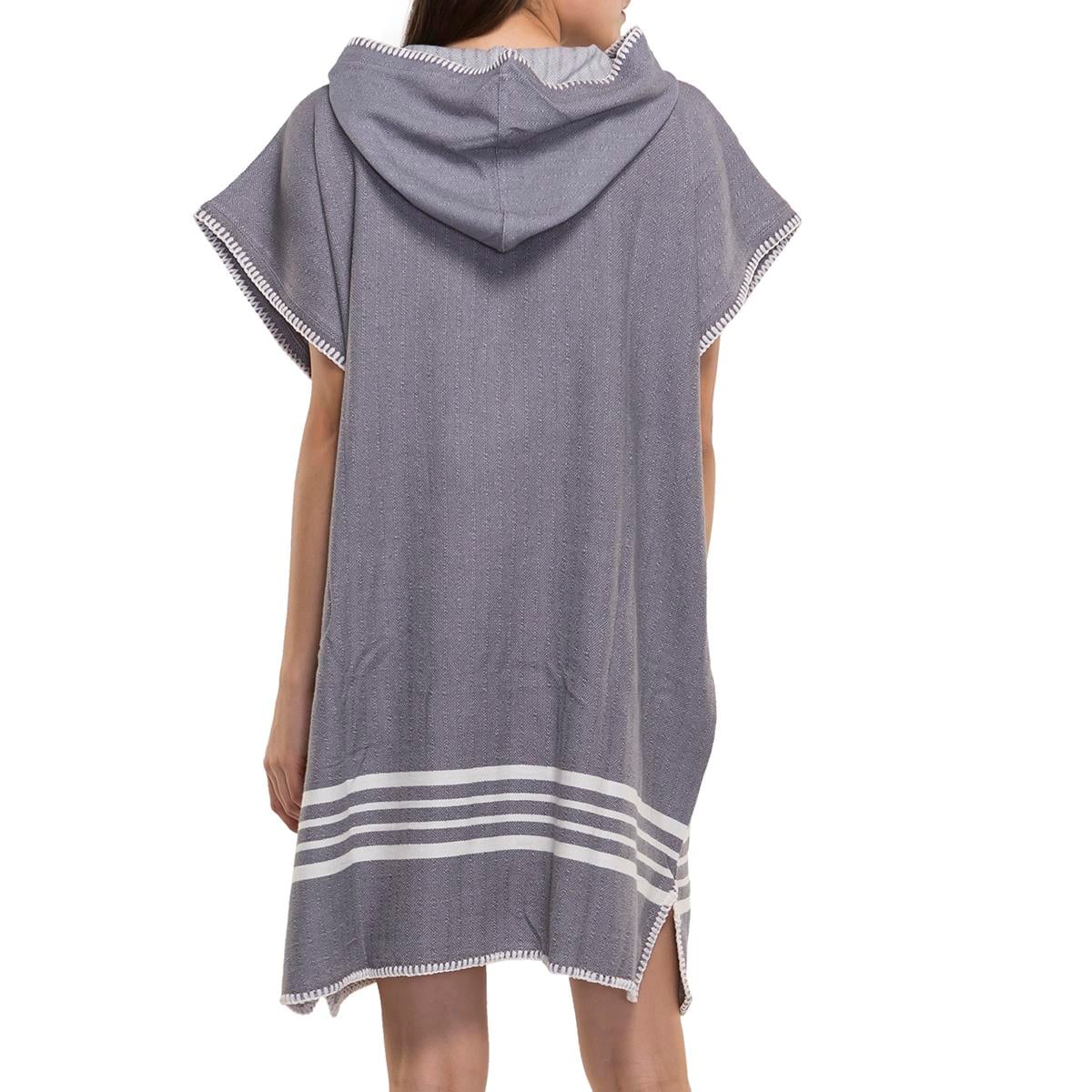 Krem Sultan Poncho Dark Grey