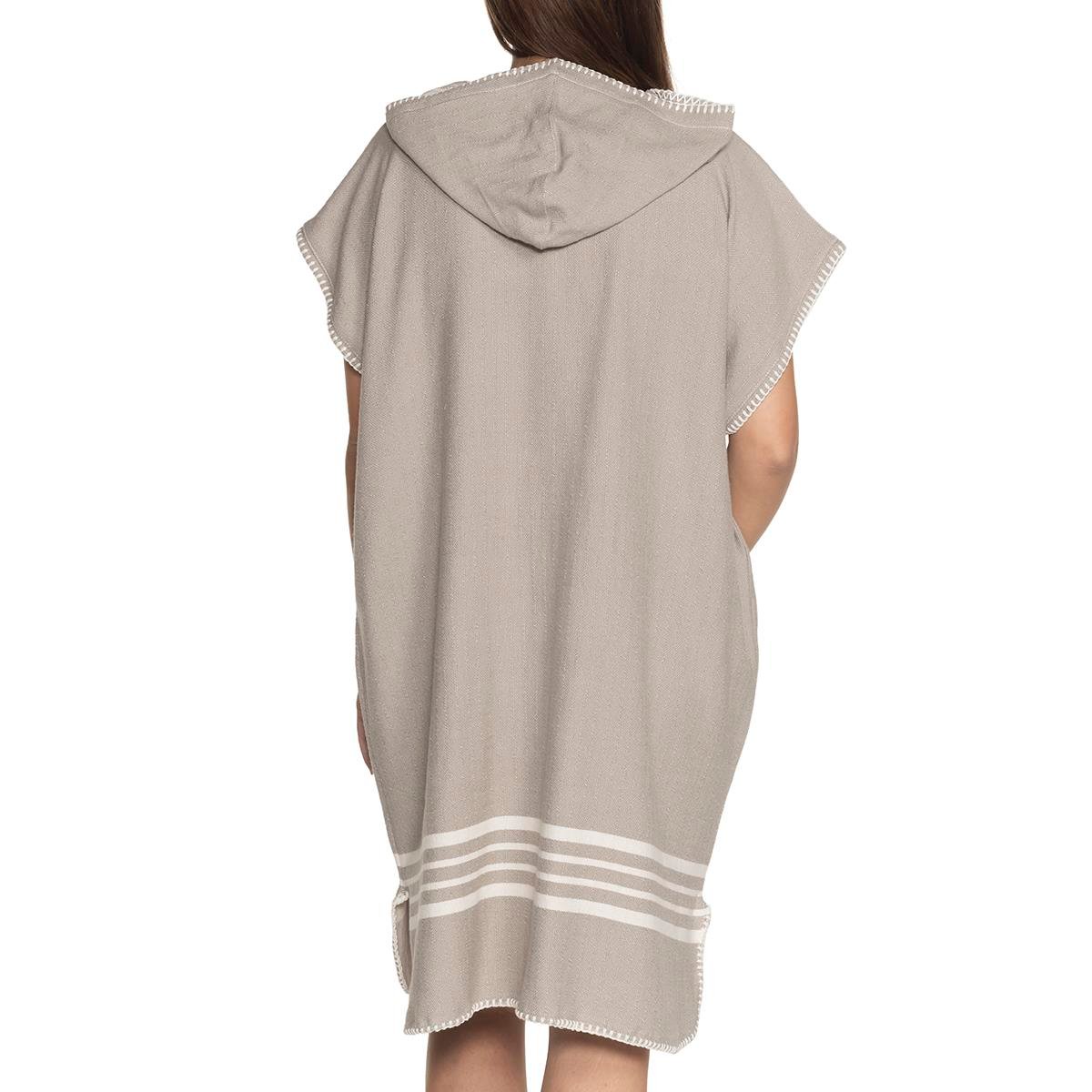 Krem Sultan Poncho Taupe