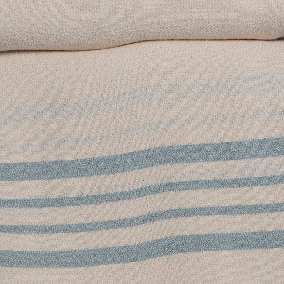 Krem Sultan XL Pike ve Koltuk Şalı Ham - Açık Mavi