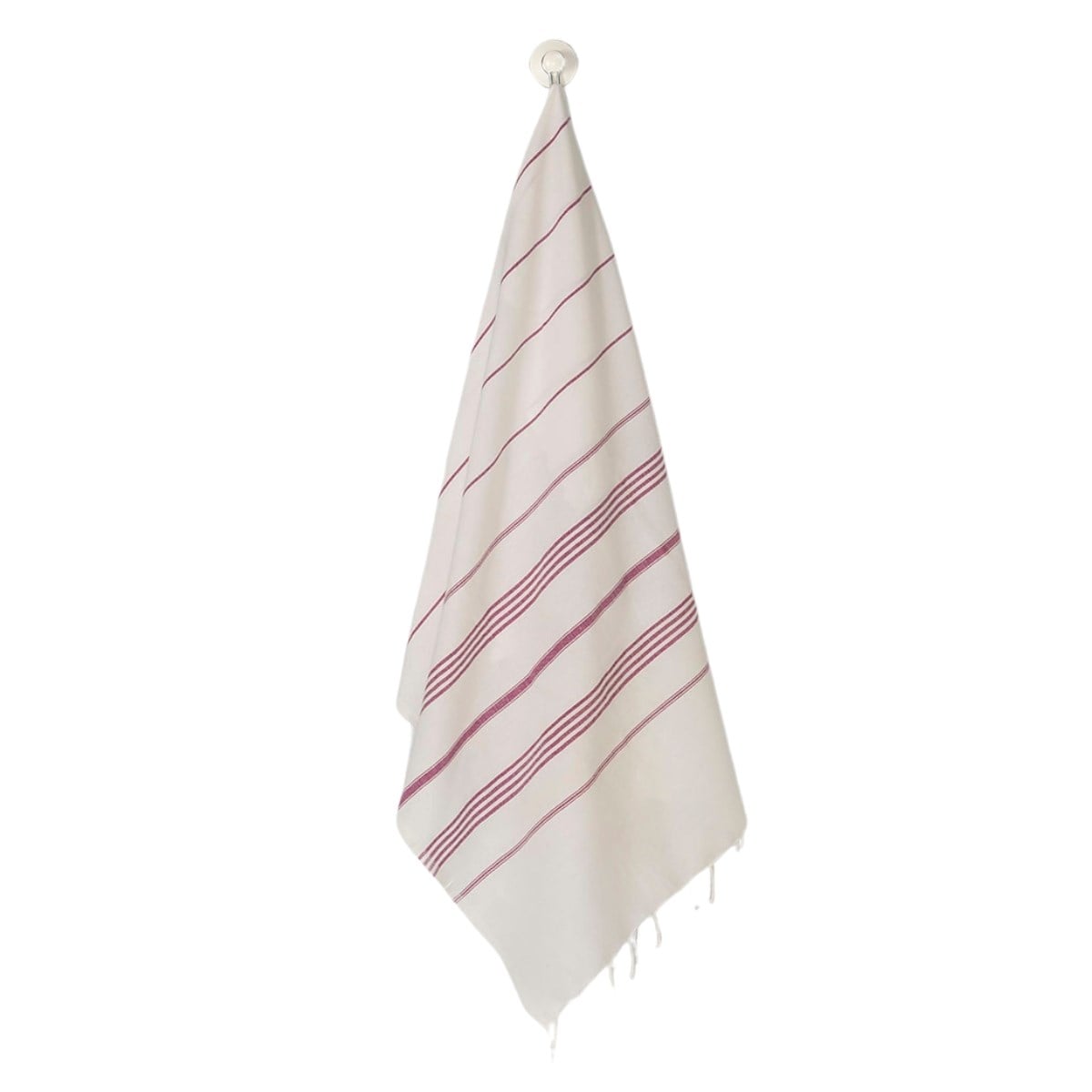 Leyla Peshtemal White - Light Purple